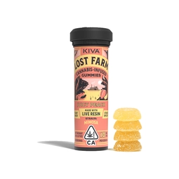 Lost Farm - Juicy Peach Gummies (100mg THC)
