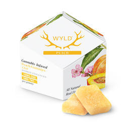 Wyld - Peach Gummies (H) (100mg CBD + 50mg THC)