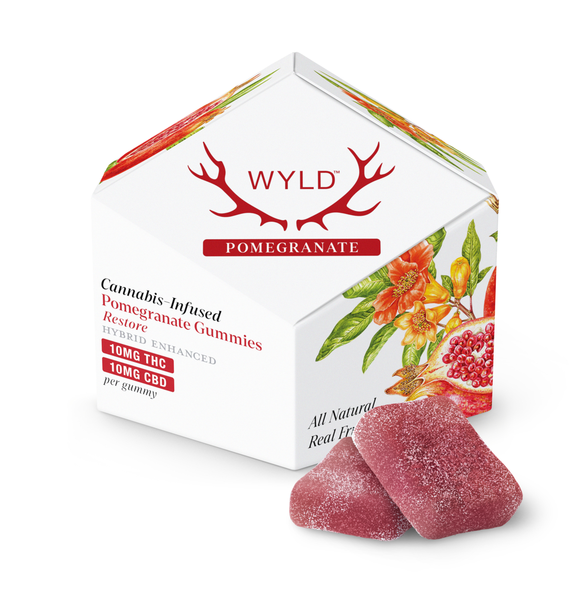 Wyld - Pomegranate Gummies - High CBD | HERB
