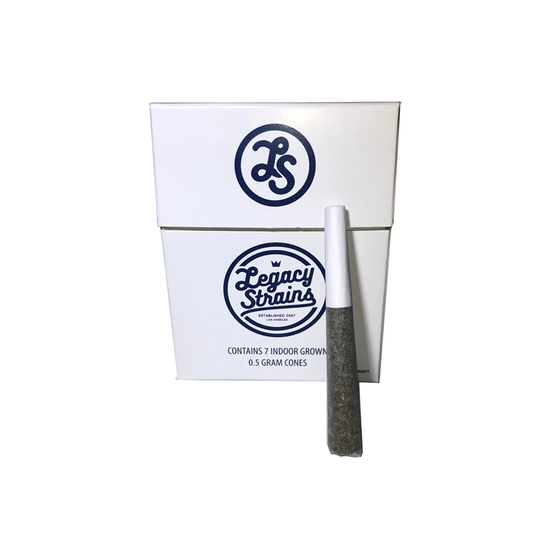 Legacy Strains - Platinum Cookies (IH) - (7 Pack of Rolls - 3.5 Grams)