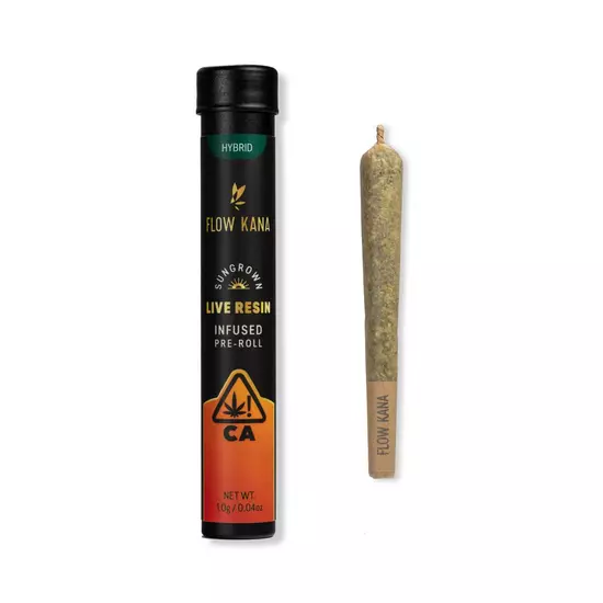 Flow Kana All Gas OG Infused Preroll and Tube