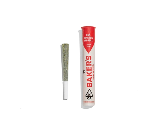 Baker's Cannabis Preroll and Tube