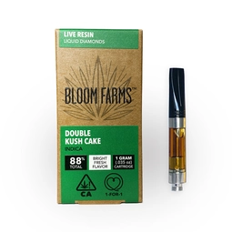 Bloom Farms Double Kush Cake 1 Gram Live Resin Cartridge