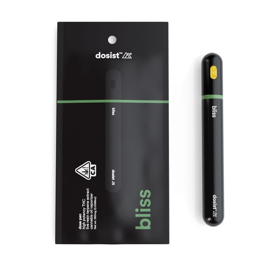 dosist - bliss dose pen pouch and black dose pen
