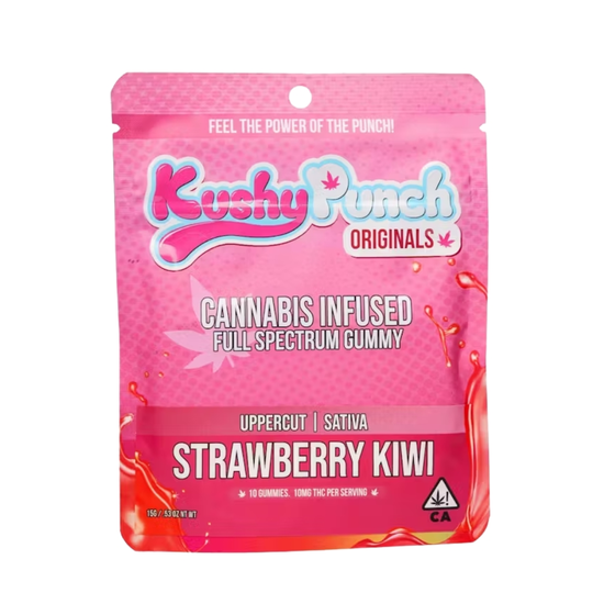 Kushy Punch Uppercut Strawberry Kiwi Gummy