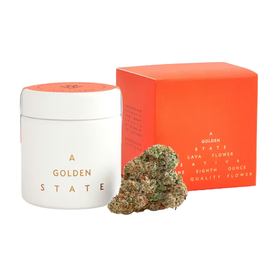 A Golden State - Lava Flower - Sativa - 1/8 - Cannabis Delivery
