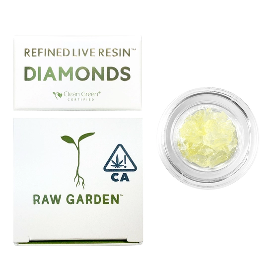 raw garden live resin diamonds