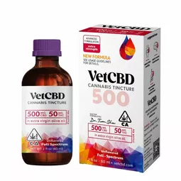 VET CBD - Extra Strength Cannabis Tincture 500mg CBD (60 ml) | HERB - Cannabis Delivery