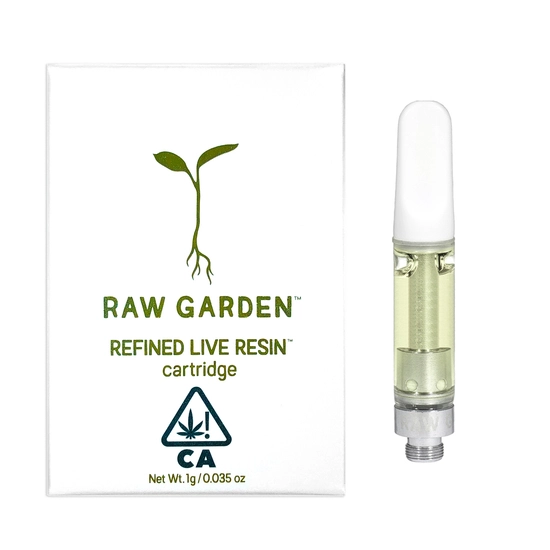 raw garden one gram cartridge