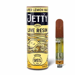 Jetty Extracts Live Resin Cartridge super lemon haze