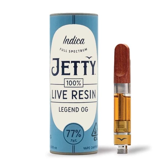 Jetty Extracts Unrefined Live Resin 1 Gram Cartridge