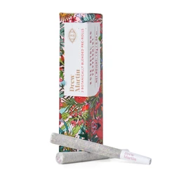 Drew Martin - Rose Petal and Peppermint PreRoll 2 Pack Box with colorful psychedelic art. 