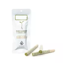 raw garden infused pre roll pack