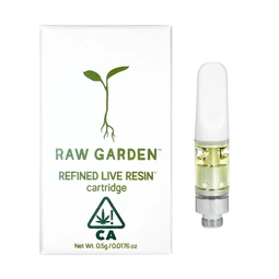 raw garden half gram cartridge