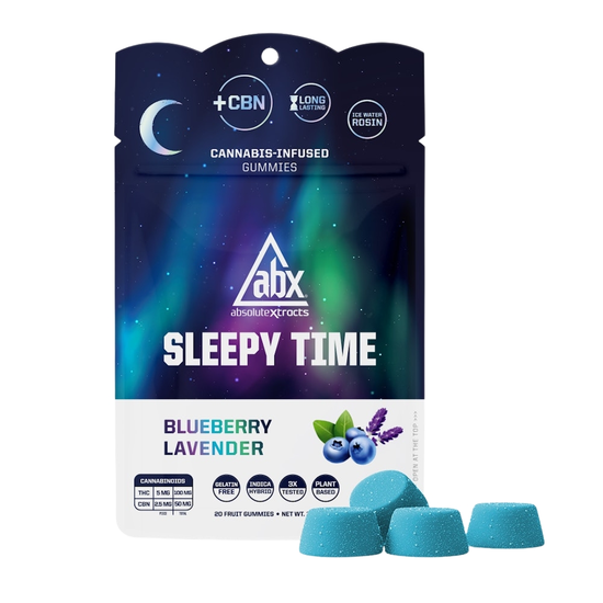ABX - Sleepy Time - Blueberry Lavender Gummies (I) - Weed Delivery Los Angeles