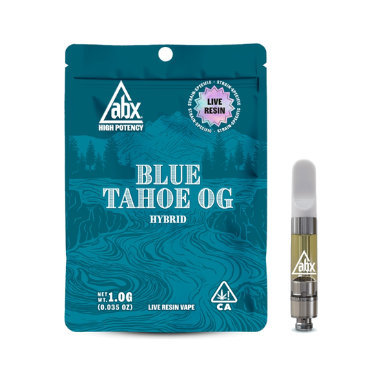 abx blue tahoe og 1g full spectrum cartridge for weed delivery in los angeles