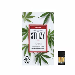 stiiizy sativa 1/2 gram thc pod sativa weed delivery