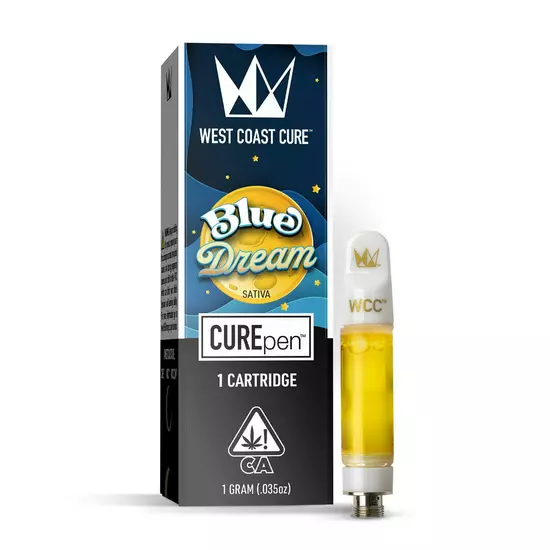 west coast cure blue dream thc cartridge for weed delivery in los angeles