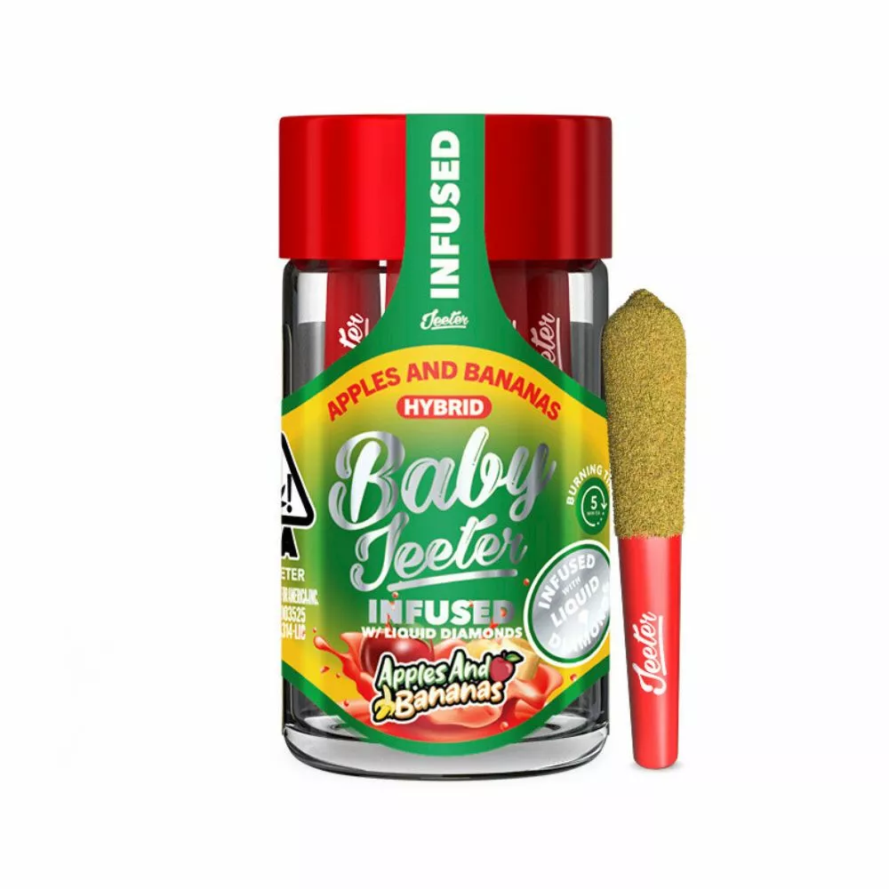 Jeeter - Apples and Bananas - Baby Jeeter Infused Pack - HERB