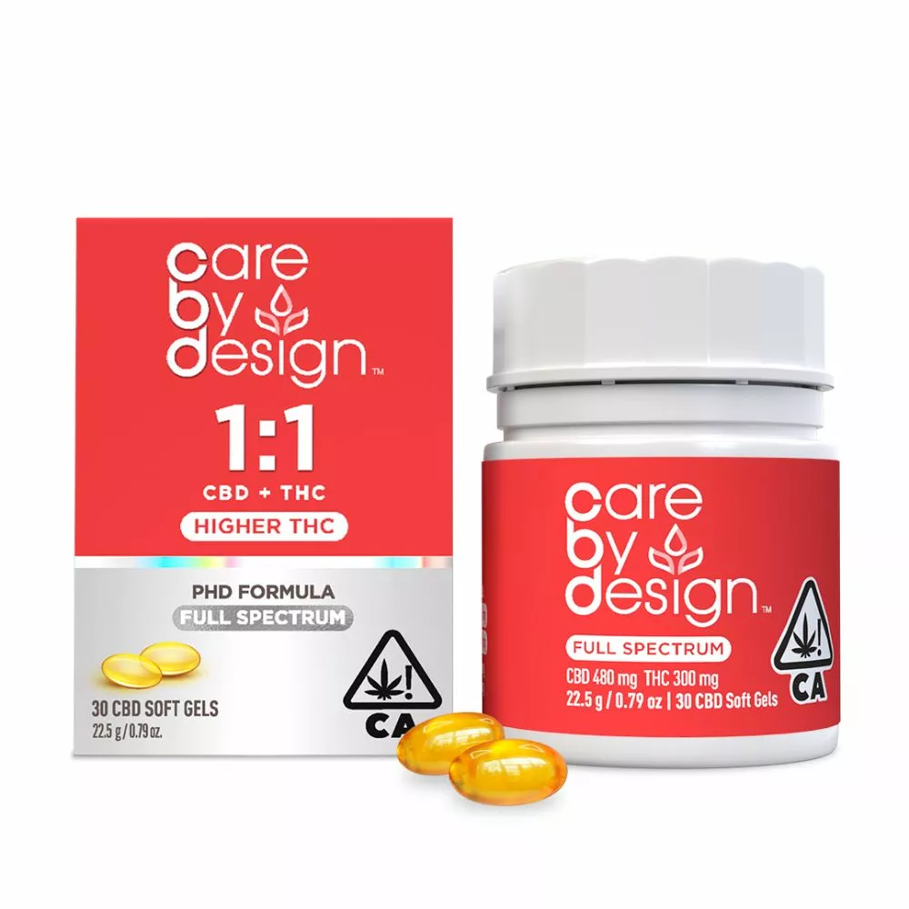 Care by Design - 1:1 Soft Gels (30 Count) - Edibles | HERB