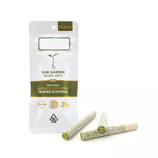Raw Garden - Live Resin Infused Pre-Rolls - Weed Delivery in Los Angeles