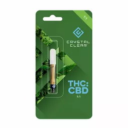crystal clear hybrid vape cartridge - weed delivery in los angeles