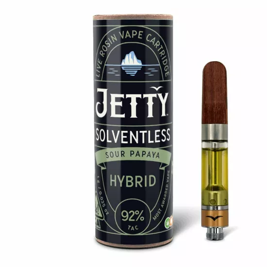 Jetty Extracts hybrid Solventless THC Vape 1 Gram Cartridge - weed delivery