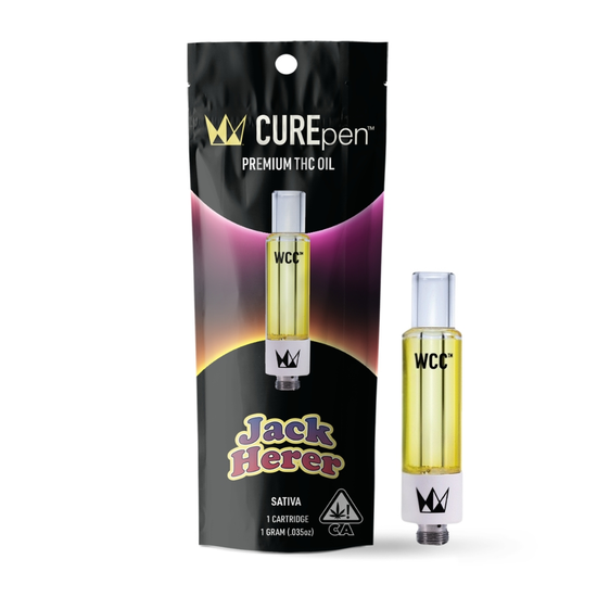 west coast cure Jack Herer thc cartridge for weed delivery in los angeles