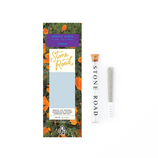 Stone Road - Purple Runtz (H) Hash-Infused Single Pre-Roll - Weed Delivery