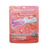 Kushy Punch indica Individual Peach Mango Gummies for Weed Delivery in Los Angeles