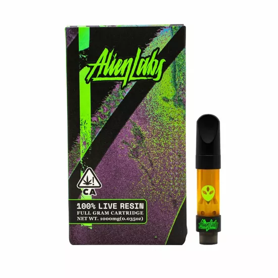 alien labs - 1g - live resin vape cartridge - weed delivery - Zangria