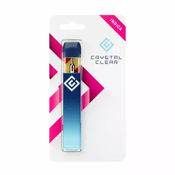 crystal clear indica disposable thc vape pen