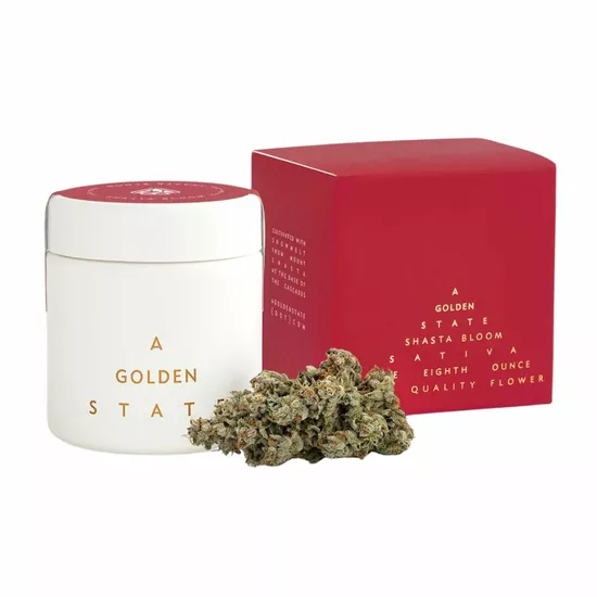 A Golden State - Shasta Bloom - Sativa - 1/8 - Cannabis Delivery