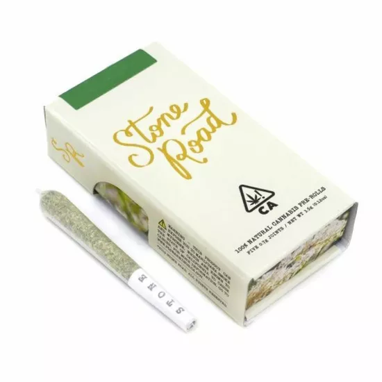 stone road - hash infused pre-rolls - Raspberry Runtz - weed delivery in los angeles