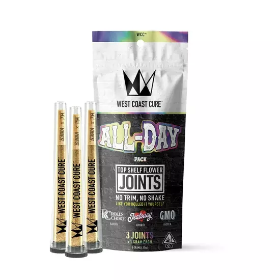 west coast cure - All Day - Variety Pack - Joints - weed delivery in LA