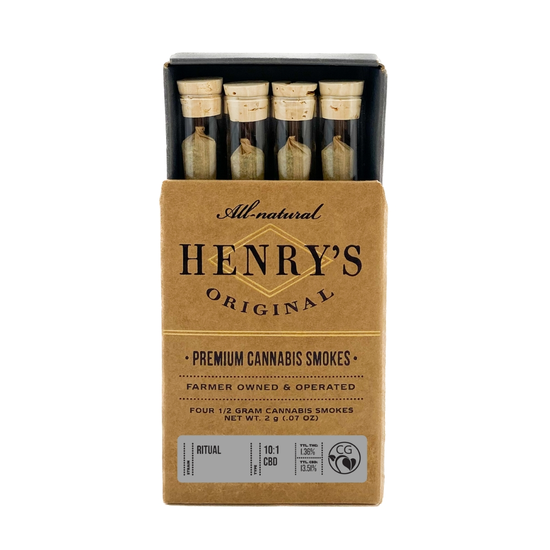 Henry's Original - Ritual (High CBD) - Pre-Roll Pack - Weed Delivery in Los Angeles
