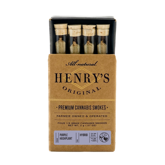 Henry's Original - Purple Hashplant - Pre-Roll Pack - Weed Delivery in Los Angeles