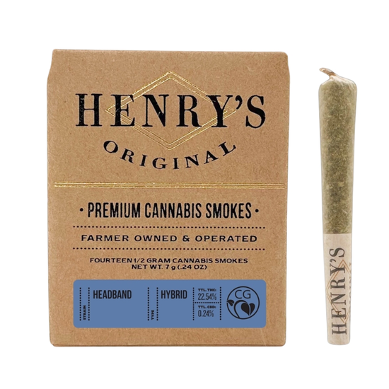 Henry's Original - Headband - Pre-Roll Pack - Weed Delivery in Los Angeles