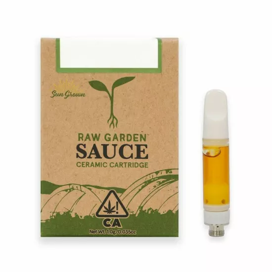 raw garden one gram sativa sauce cartridge