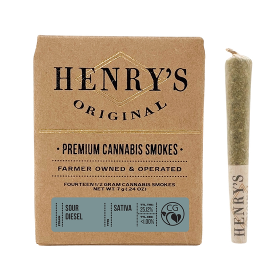 Henry's Original - Sour Diesel - Pre-Roll Pack - Weed Delivery in Los Angeles