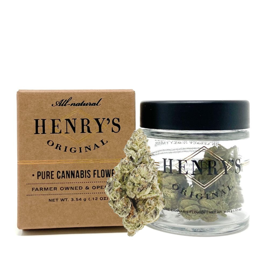 Henry's Original - Chemdawg 91 - Kraft Jar Flower - Weed Delivery in Los Angeles