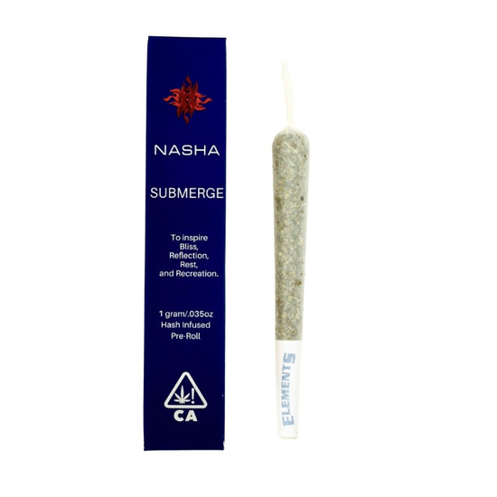 nasha - submerge infused pre-roll - cannabis delivery - Illemonati