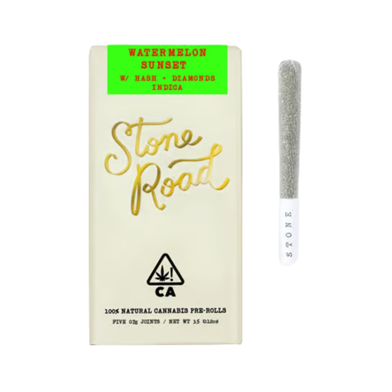Stone Road - Watermelon Sunset - Hash Infused Pre-Rolls - Weed Delivery in Los Angeles