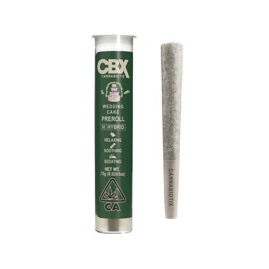 Cannabiotix (CBX) - Wedding Cake (H) - Preroll - Cannabis Delivery - Los Angeles