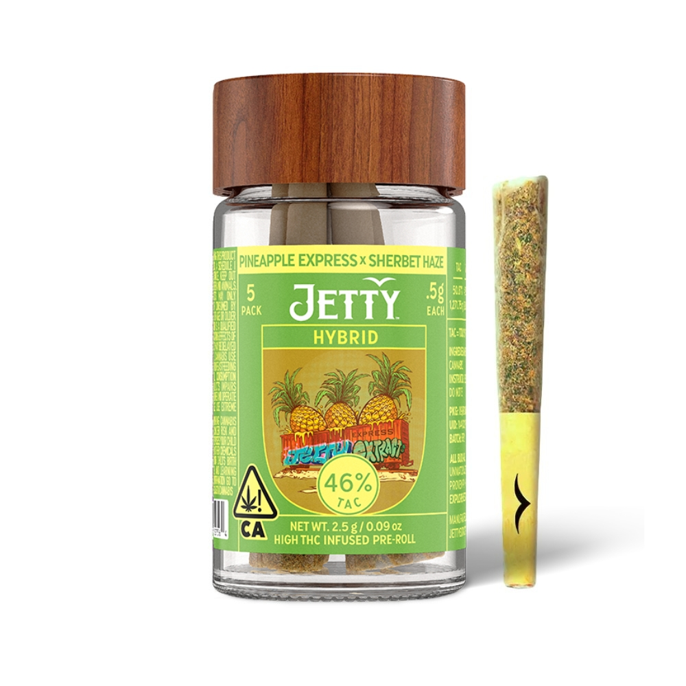 Jetty Extracts - Pineapple Express - Infused Pre-Rolls | HERB