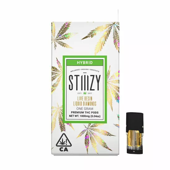 STIIIZY - hybrid - Live Resin Liquid Diamonds - 1 Gram Pod - weed delivery in los angeles