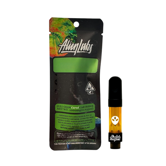alien labs - 1g - cured resin - vape cartridge - delivery