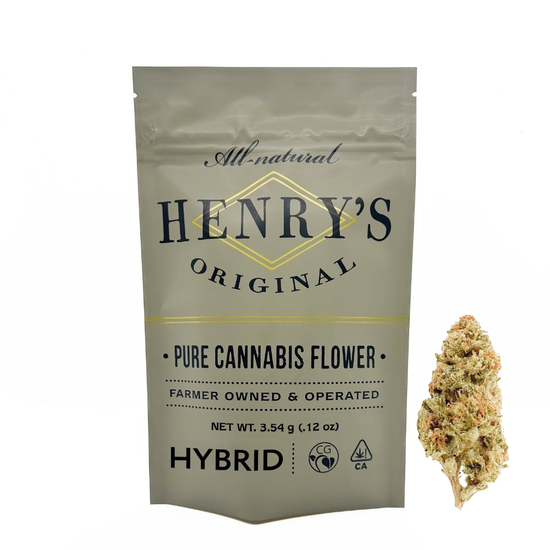 Henry's Original - White Durban - Pouch Flower - Weed Delivery in Los Angeles