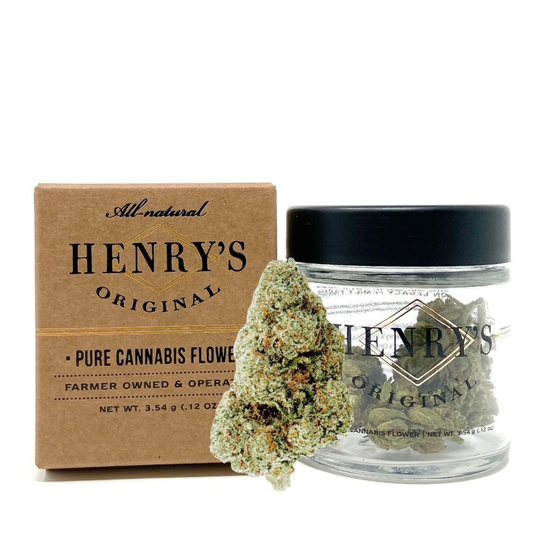 Henry's Original - Super Lemon Haze - Craft Jar Flower - Weed Delivery in Los Angeles