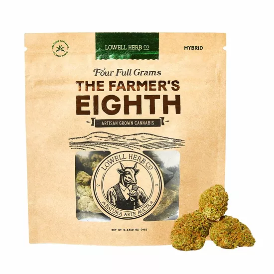 lowell herb co - Gusherz - hybrid - farmers 1/8 - weed delivery in los angeles